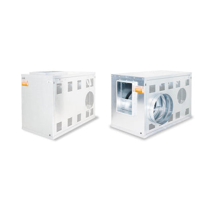 Unidad De Ventilación Con Motor De Simple Aspiración a Transmisión y Ventilador - Entrada Izquierda -  Max 400ºC