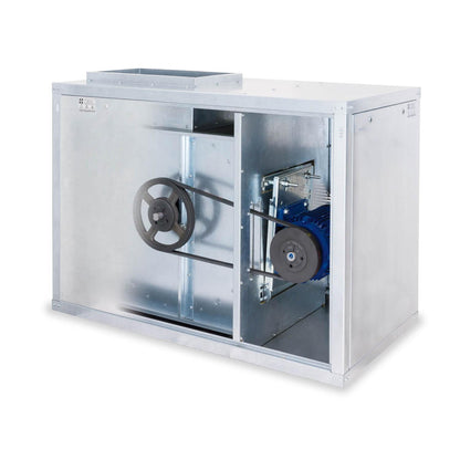 Unidad de Ventilación de Simple Aspiración con Motor a Transmisión - Entrada Izquierda