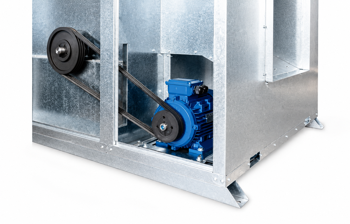 Unidad De Ventilación Compact con Motor a Transmisión - Max 400ºC