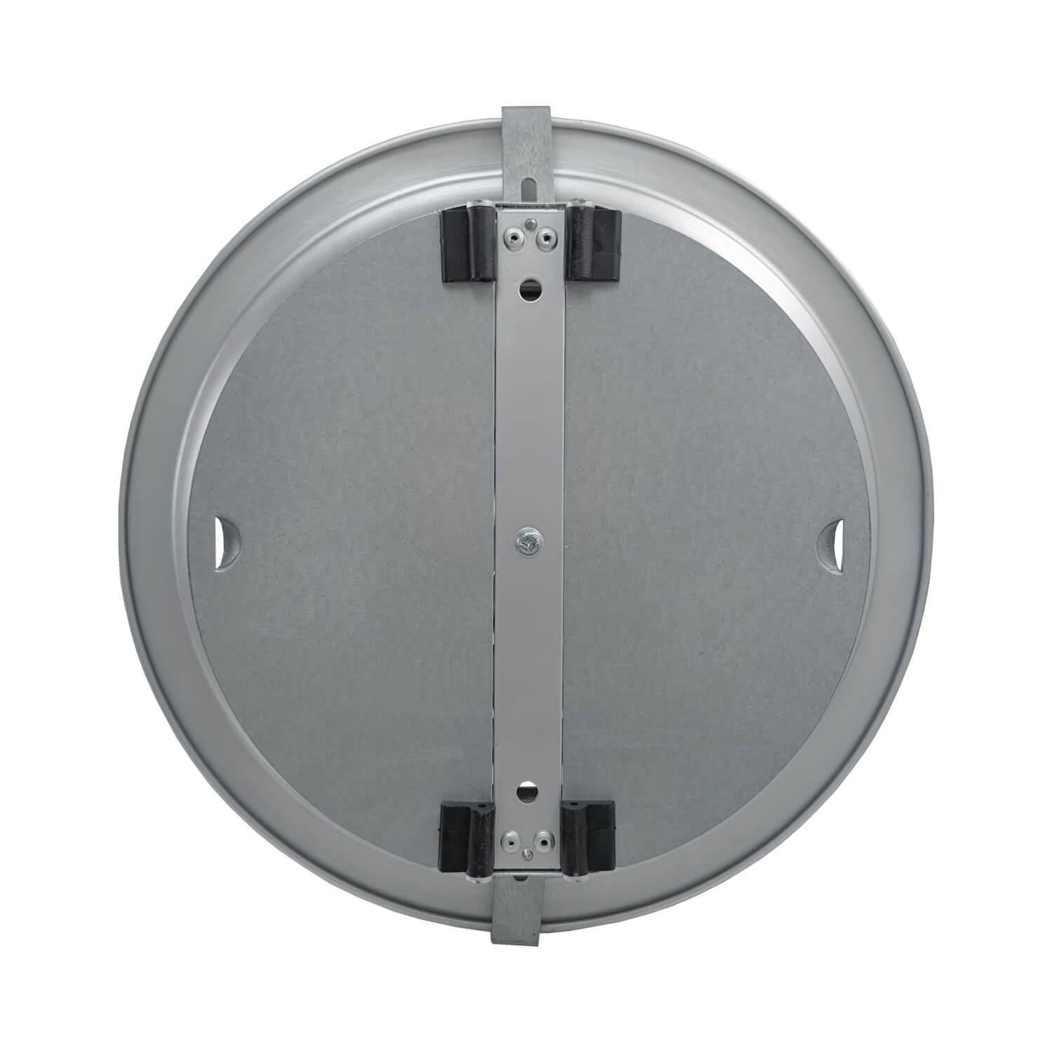 Difusor de Aire Redondo en Aluminio Plateado - Regulable