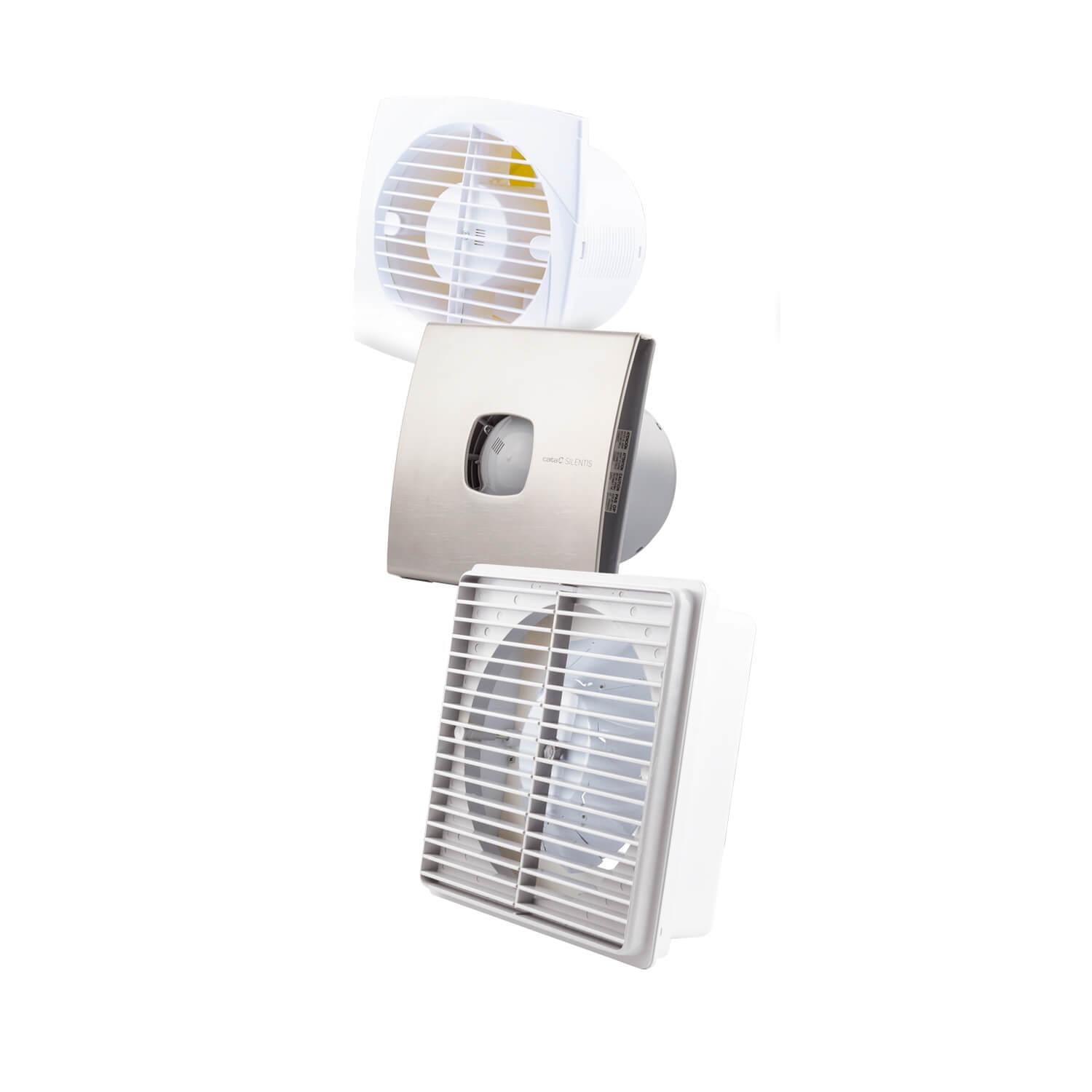 Ventilador Helicoidal para Baño con Salida a Shunt