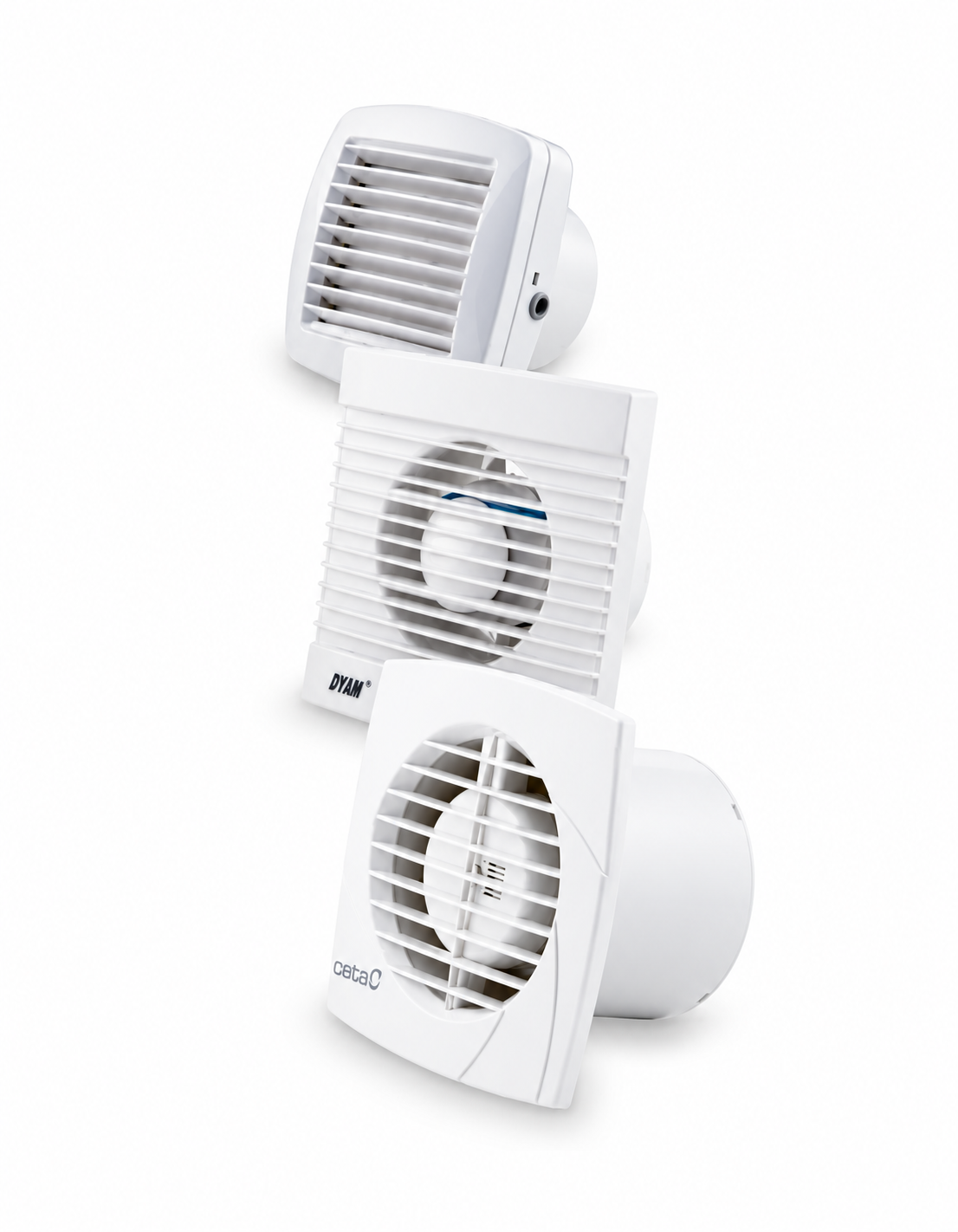 Ventilador Helicoidal para Baño con Salida a Shunt
