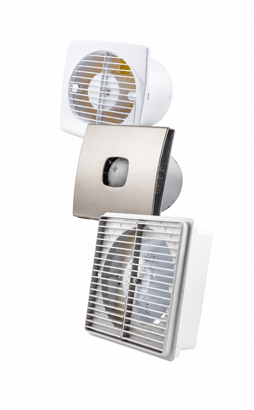 Ventilador Helicoidal para Baño con Salida a Shunt