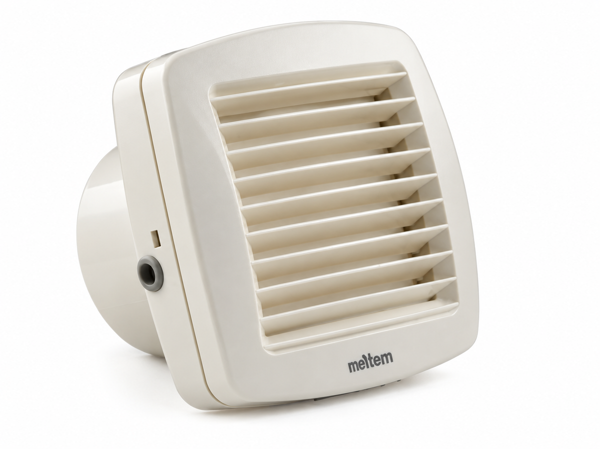 Ventilador Helicoidal para Baño con Salida a Shunt
