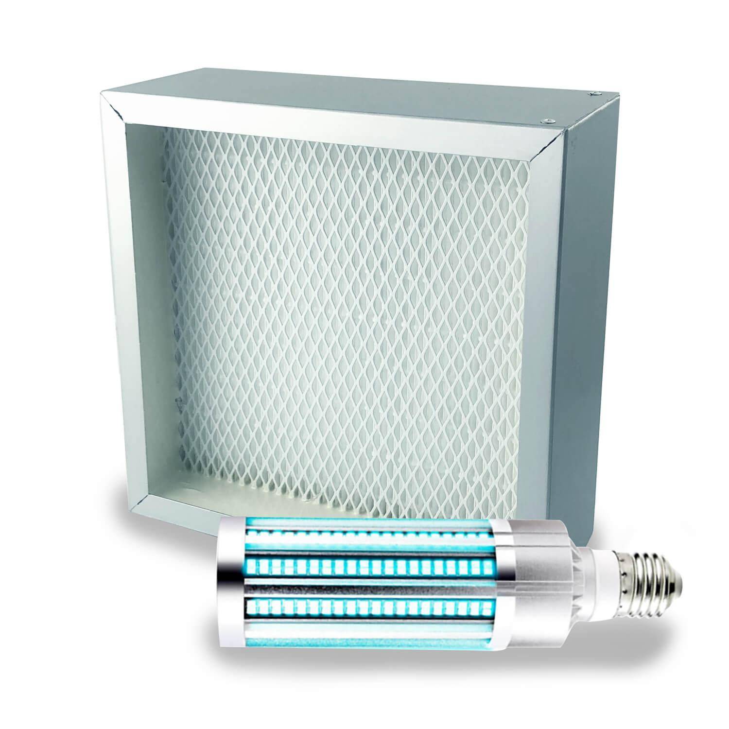 Purificador de Aire Portátil Industrial Hepa 14 y UV-C
