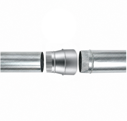 Reducción para chimeneas en Acero Galvanizado - Serie Lisa