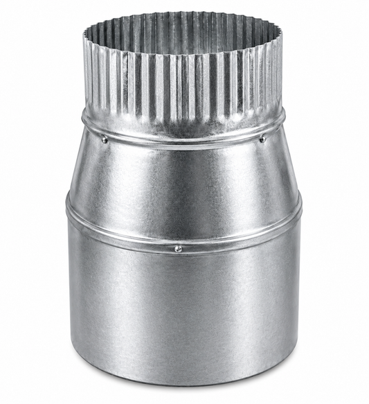 Reducción para chimeneas en Acero Galvanizado - Serie Lisa