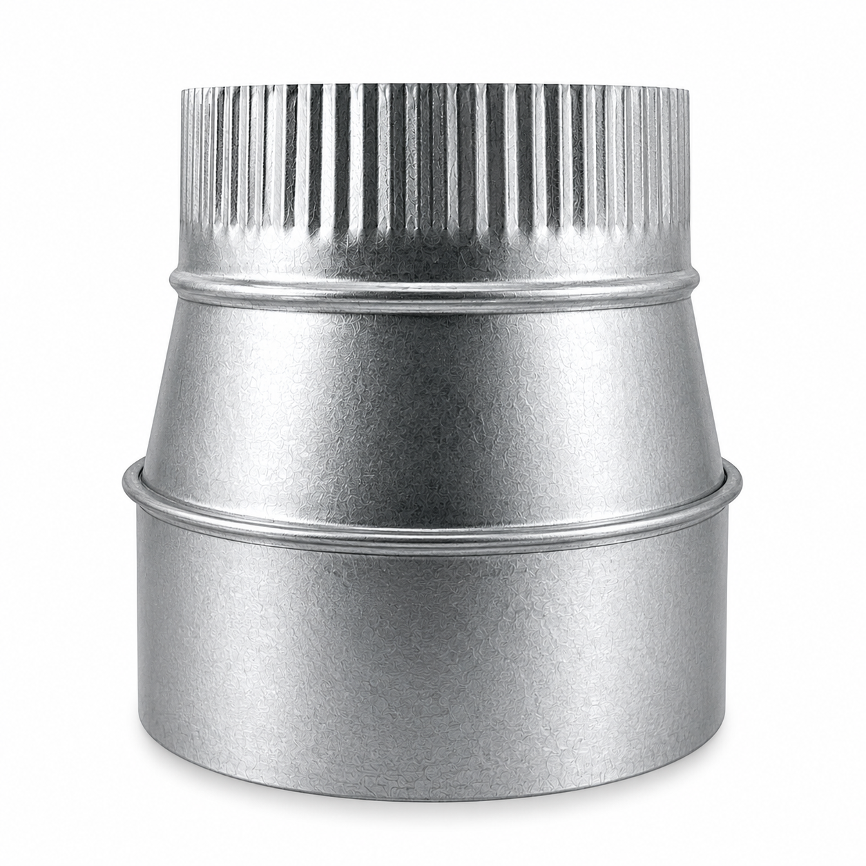 Reducción para chimeneas en Acero Galvanizado - Serie Lisa