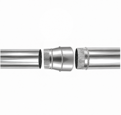 Reducción para chimeneas en Acero Inoxidable - Serie Lisa