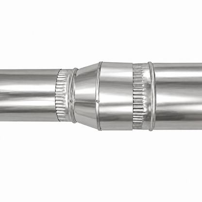 Reducción para chimeneas en Acero Inoxidable - Serie Lisa