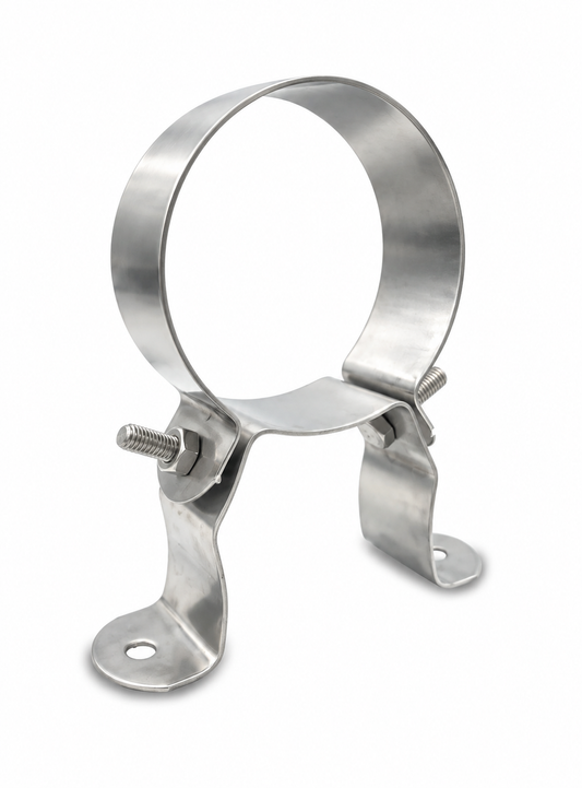 Soporte Abrazadera para Atornillar en Acero Inoxidable para Conductos Aislados - Serie Modular Aislada