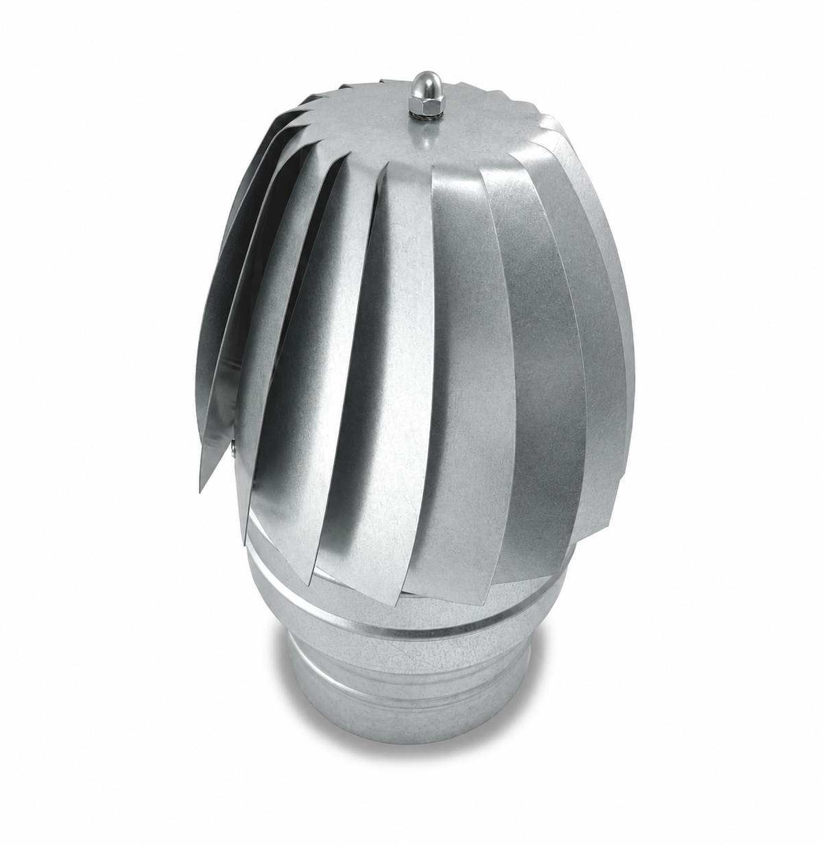 Sombrerete Aspirador Giratorio para Conductos en Acero Galvanizado - Serie Helicoidal