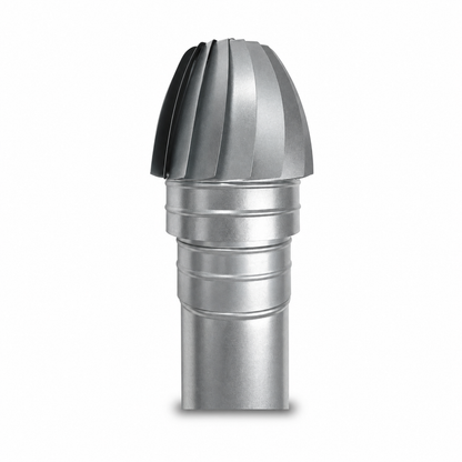 Sombrerete Aspirador Giratorio para Conductos en Acero Galvanizado - Serie Helicoidal