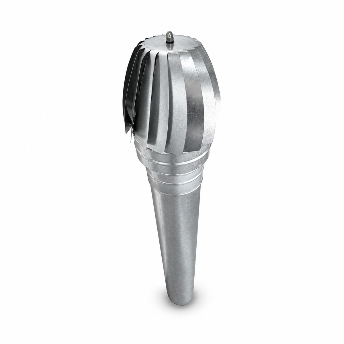 Sombrerete Aspirador Giratorio para Conductos en Acero Galvanizado - Serie Helicoidal