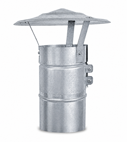 Sombrerete Fijo para Conductos en Acero Galvanizado - Serie Lisa y Helicoidal