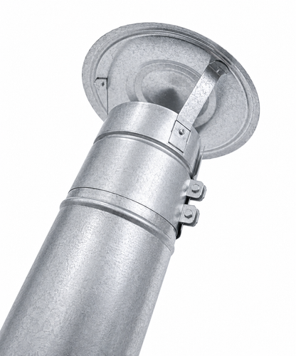 Sombrerete Fijo para Conductos en Acero Galvanizado - Serie Lisa y Helicoidal