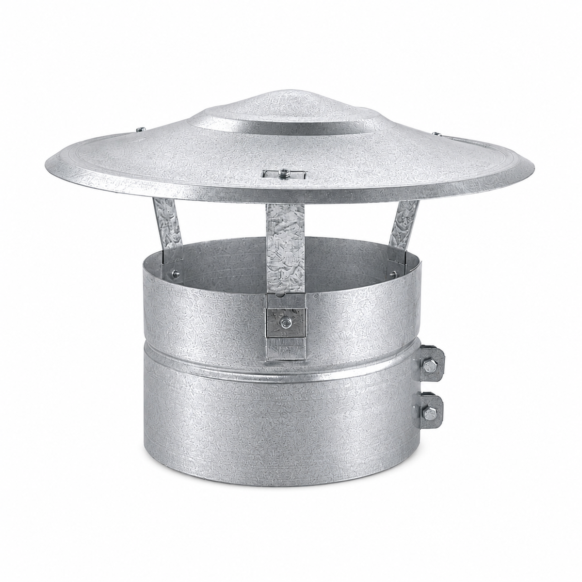 Sombrerete Fijo para Conductos en Acero Galvanizado - Serie Lisa y Helicoidal