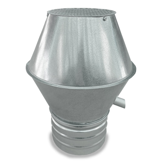 Sombrerete Tipo JET para Conductos en Acero Galvanizado - Serie Lisa y Helicoidal