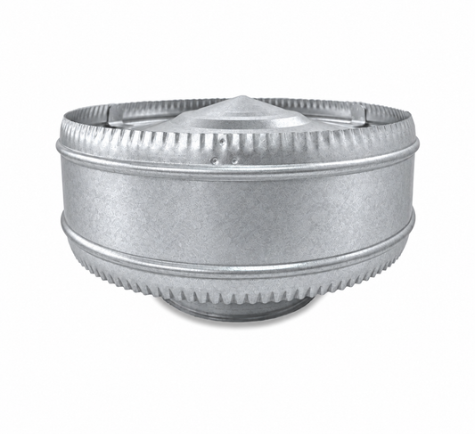 Sombrerete Antirrevocante en Acero Galvanizado para Conductos Aislados - Serie Modular Aislada