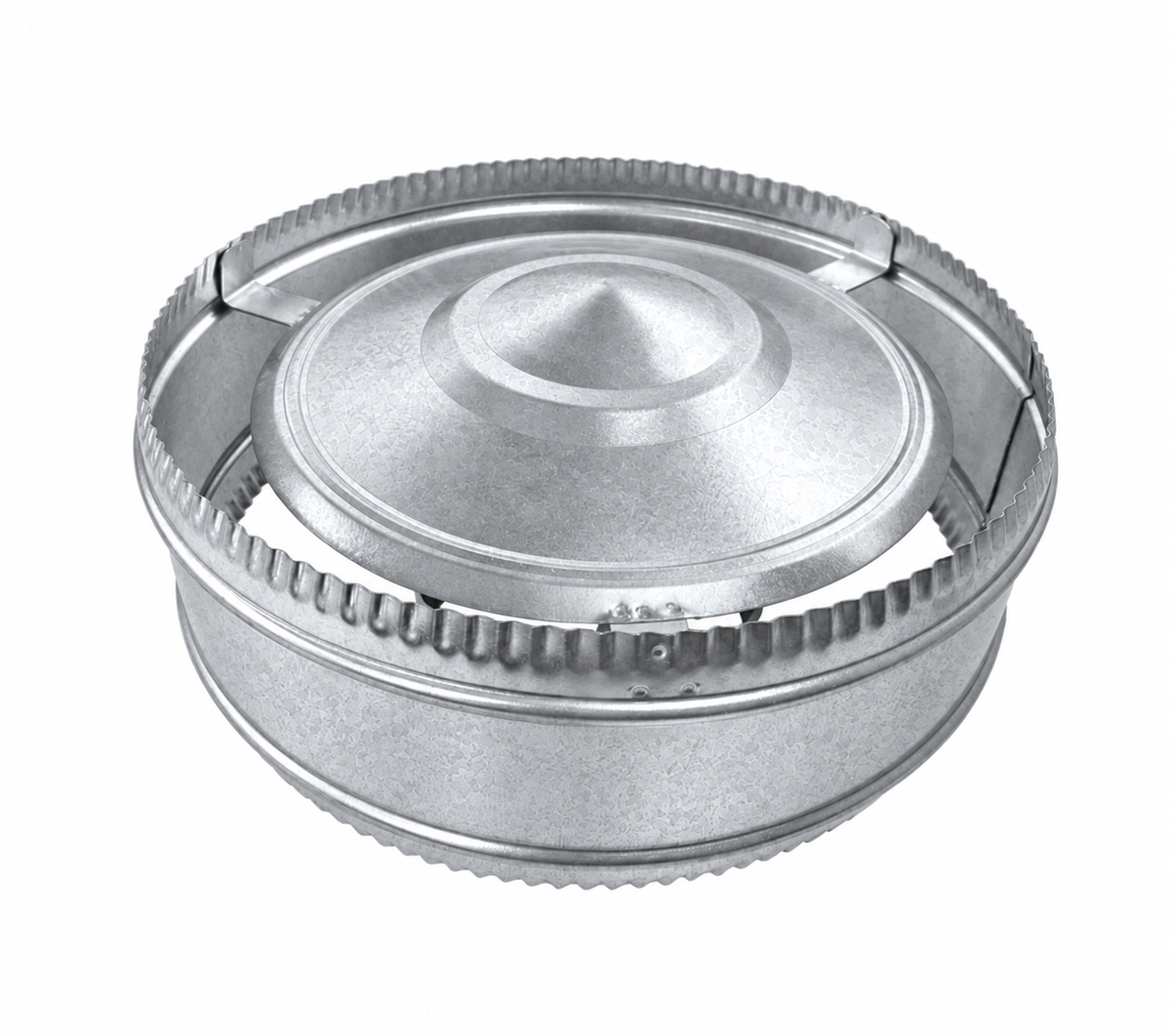 Sombrerete Antirrevocante en Acero Galvanizado para Conductos Aislados - Serie Modular Aislada