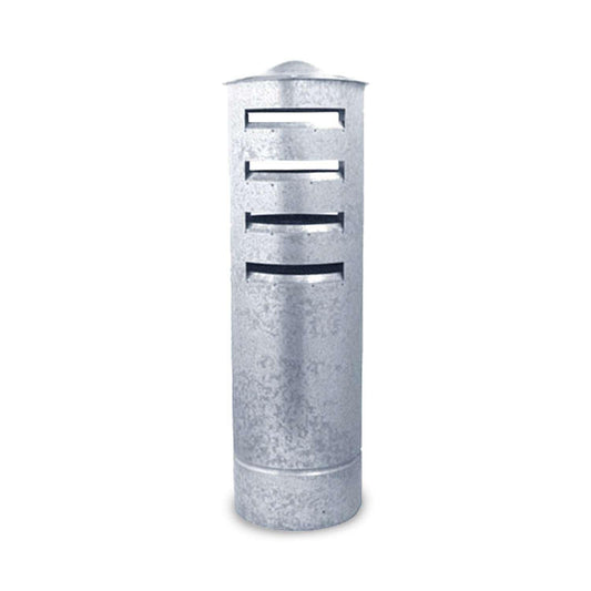 Sombrerete Tubular en Acero Galvanizado - Serie Lisa y Helicoidal