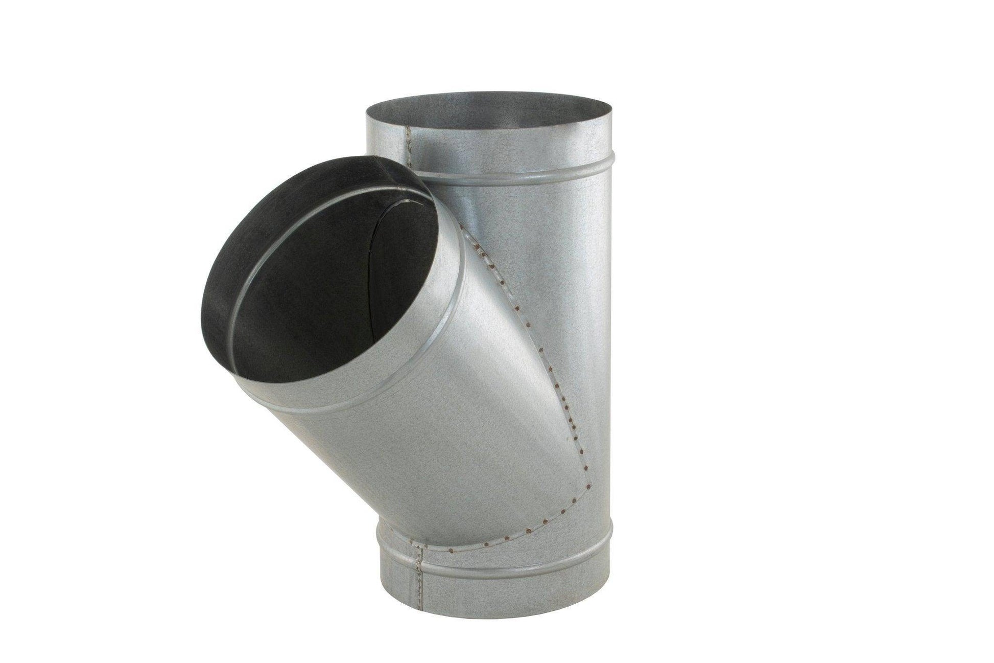 TE de 45º en Acero Galvanizado - Serie Helicoidal