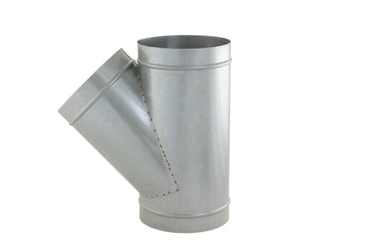 TE de 45º en Acero Galvanizado - Serie Helicoidal