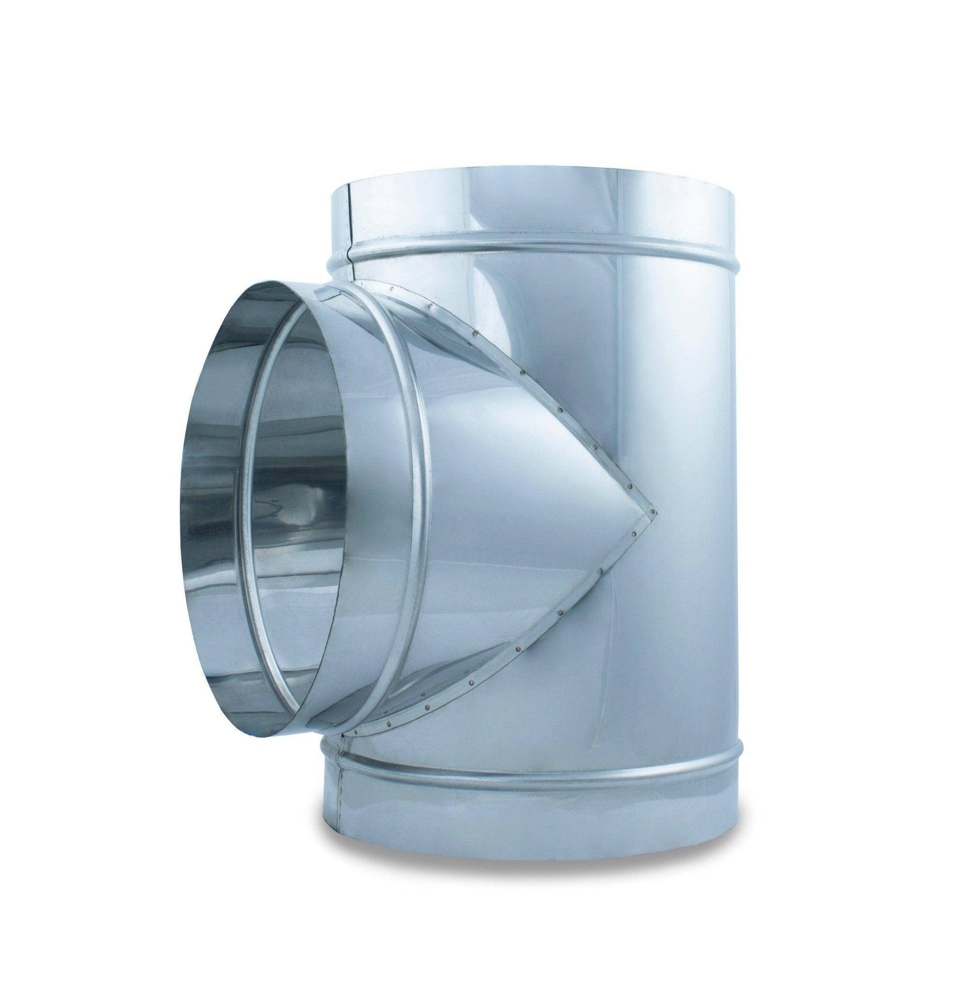 TE de 90º en Acero Inoxidable - Serie Helicoidal