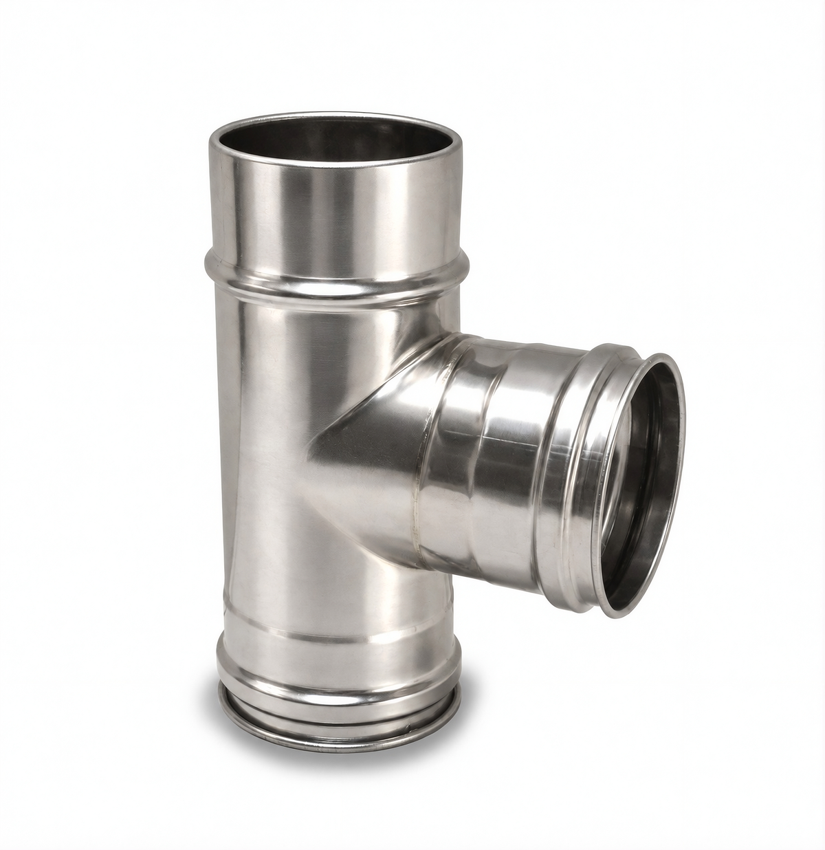 TE de 90º para chimeneas en Acero Inoxidable - Serie Modular Inox Eco 304