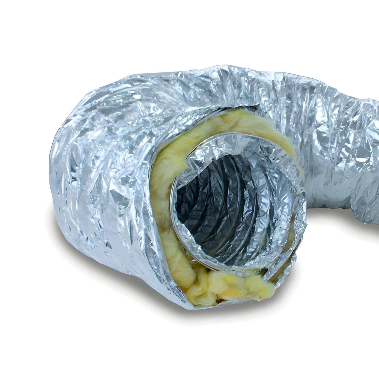 Tubo Flexible Papel de Aluminio Calorífugo 10 m