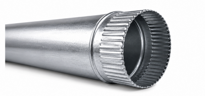 Tubo para chimeneas en Acero Galvanizado Longitud 1 m - Serie lisa