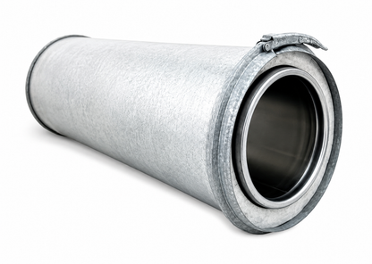 Tubo de Doble Pared Aislado Anticondensación en Acero Galvanizado Longitud 1 m - Serie Modular Aislada