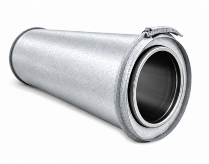 Tubo de Doble Pared Aislado Anticondensación en Acero Galvanizado Longitud 1 m - Serie Modular Aislada