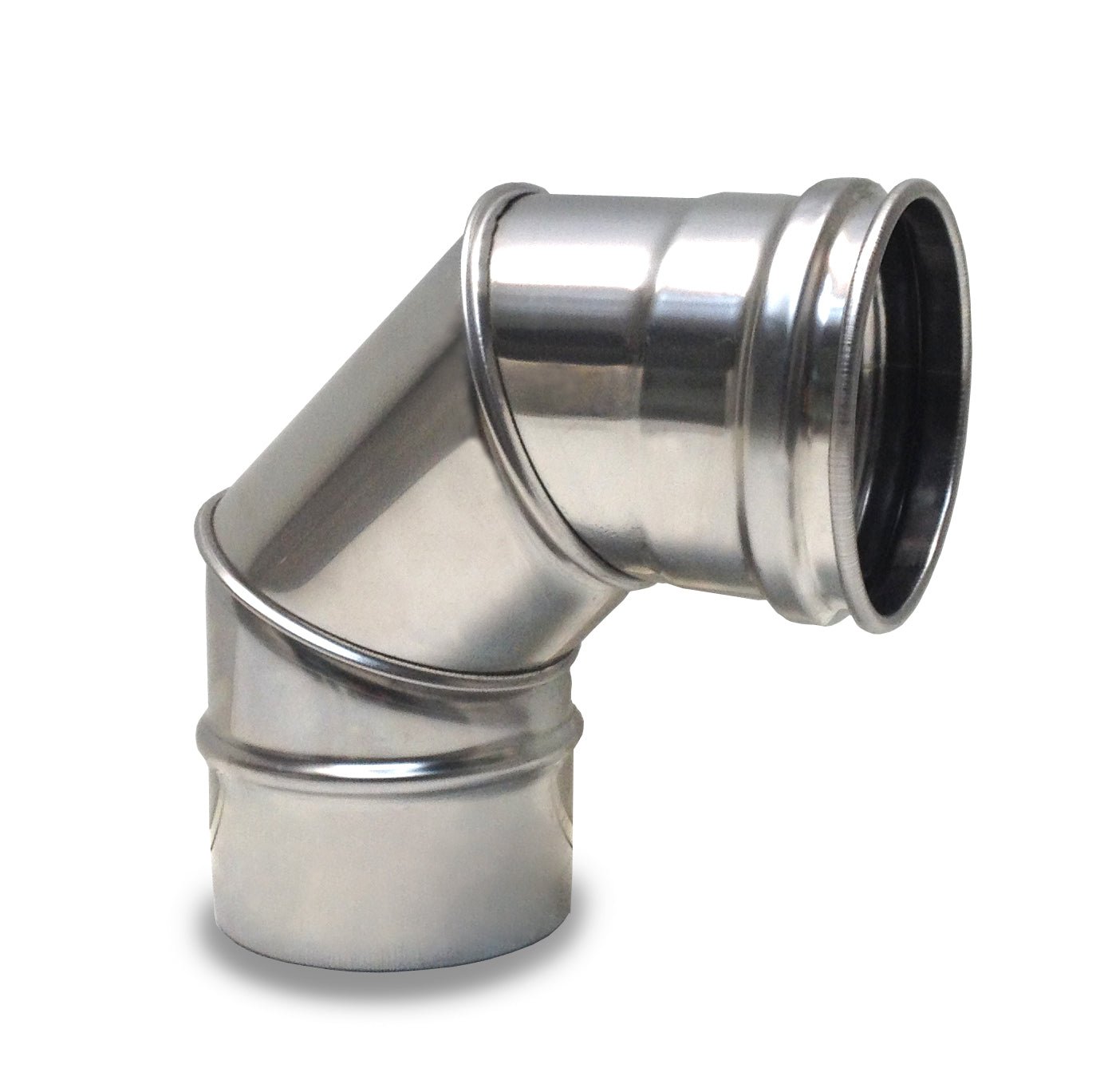 Codo de 90º - Serie Pellet Inox