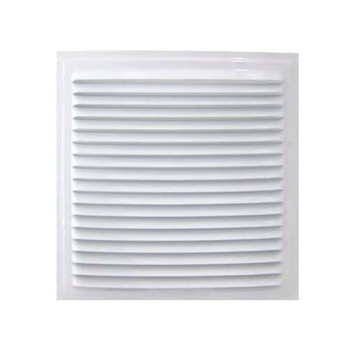 Rejilla de Ventilación en Esmaltado Blanco de 16x16 cm para Empotrar